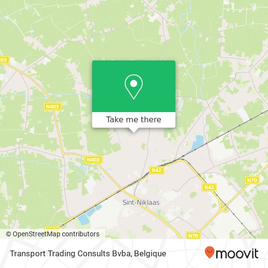 Transport Trading Consults Bvba kaart