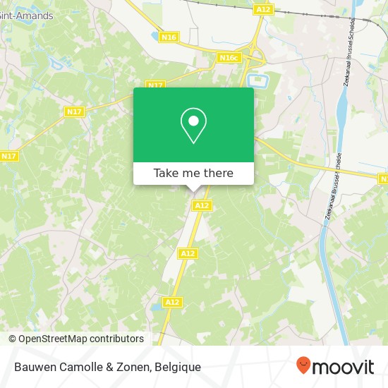 Bauwen Camolle & Zonen kaart