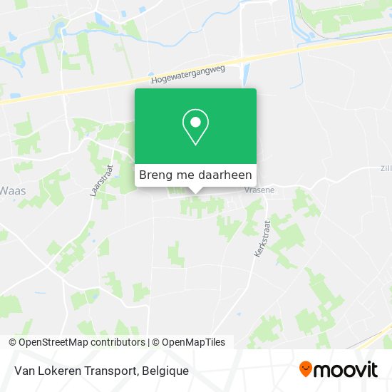 Van Lokeren Transport kaart