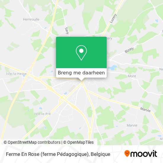 Ferme En Rose (ferme Pédagogique) kaart