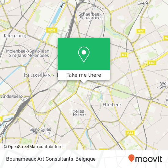 Bounameaux Art Consultants kaart