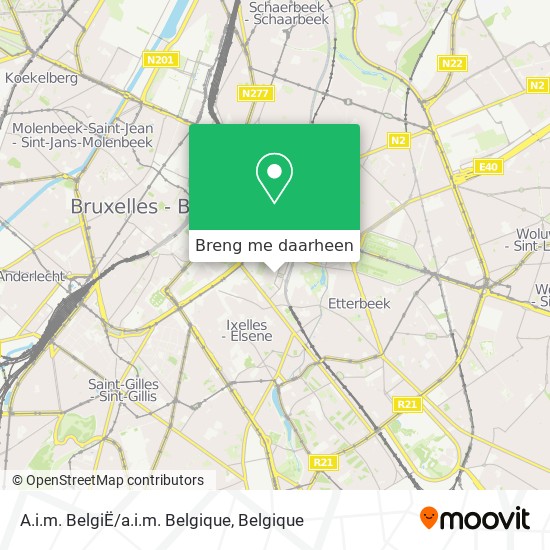 A.i.m. BelgiË/a.i.m. Belgique kaart