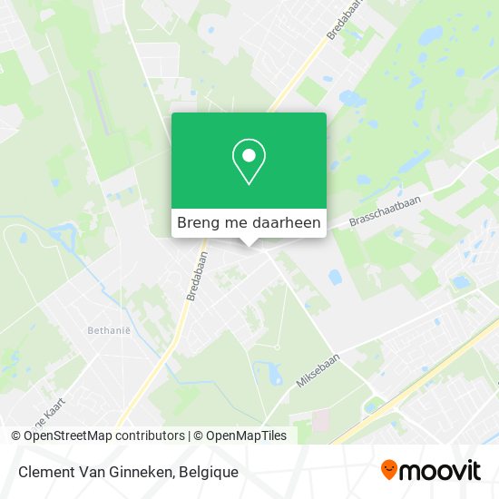 Clement Van Ginneken kaart
