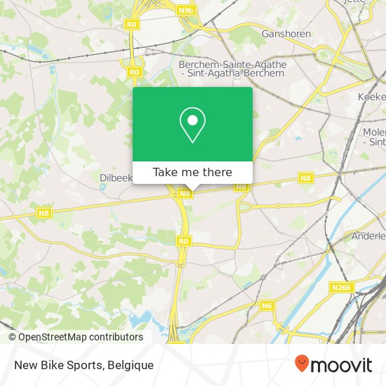 New Bike Sports kaart
