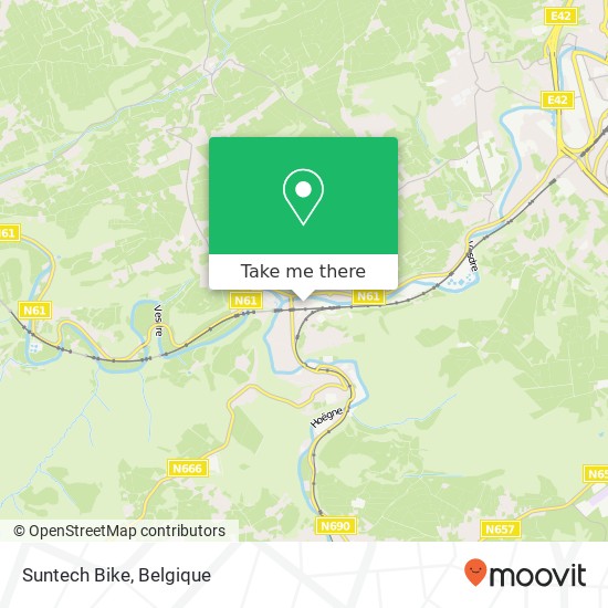 Suntech Bike kaart