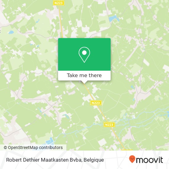 Robert Dethier Maatkasten Bvba kaart