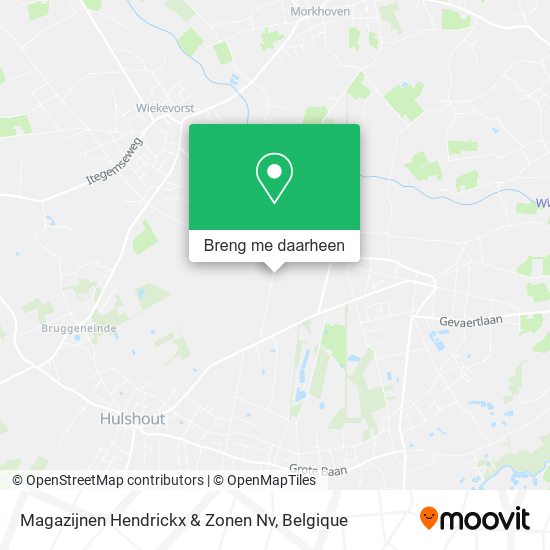 Magazijnen Hendrickx & Zonen Nv kaart
