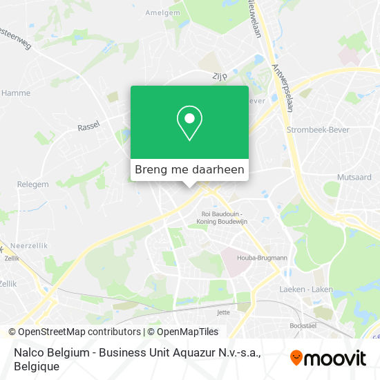 Nalco Belgium - Business Unit Aquazur N.v.-s.a. kaart