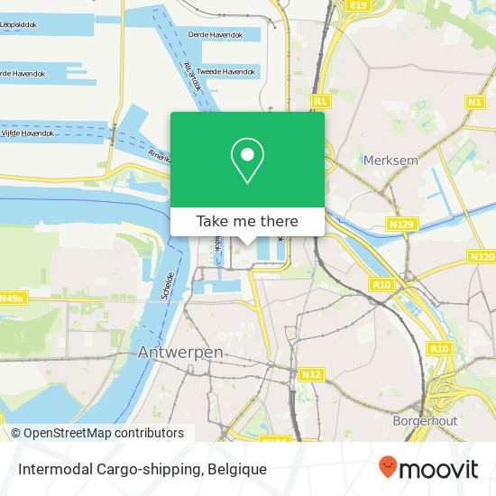 Intermodal Cargo-shipping kaart