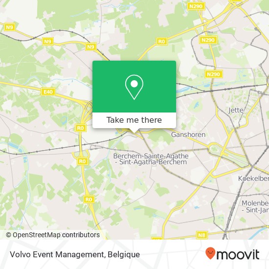 Volvo Event Management kaart