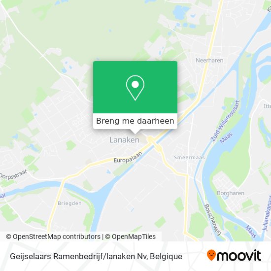Geijselaars Ramenbedrijf / lanaken Nv kaart