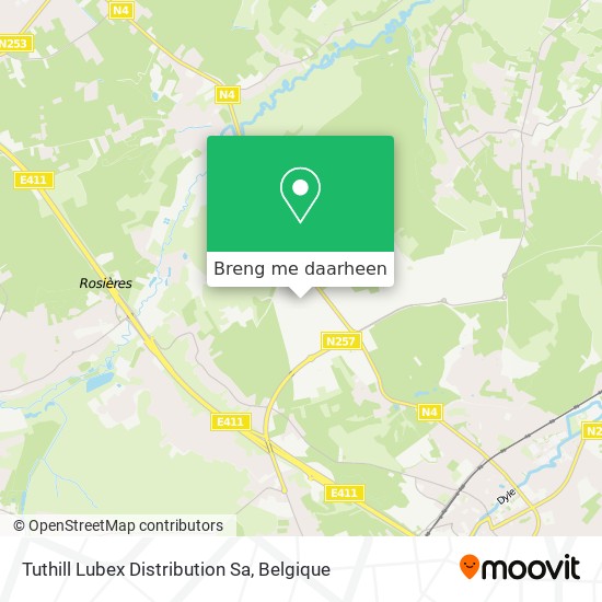 Tuthill Lubex Distribution Sa kaart