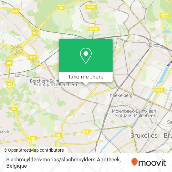 Slachmuylders-morias / slachmuylders Apotheek kaart