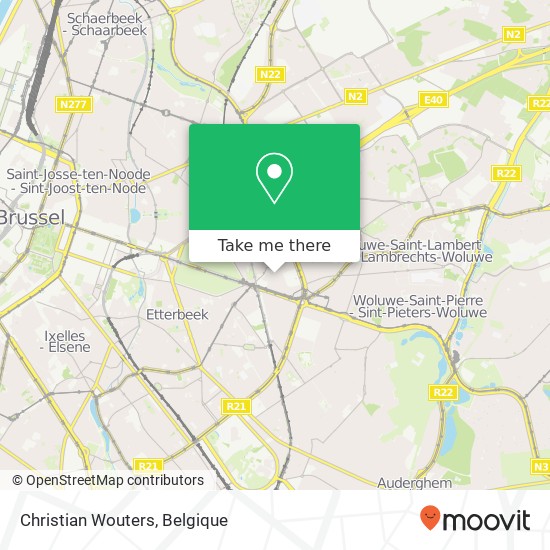 Christian Wouters kaart