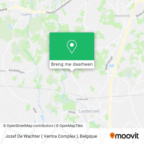 Jozef De Wachter ( Verma Complex ) kaart