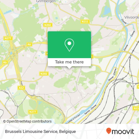 Brussels Limousine Service kaart