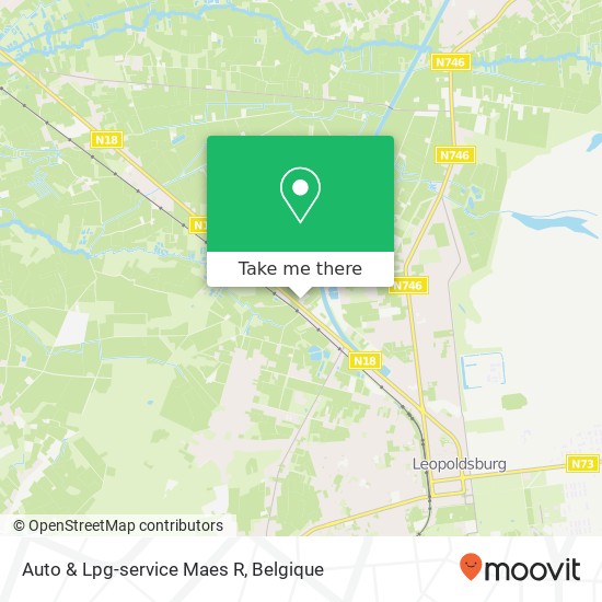 Auto & Lpg-service Maes R kaart