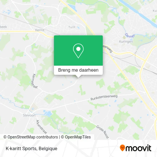 K-karitt Sports kaart