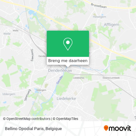Bellino Opodial Paris kaart