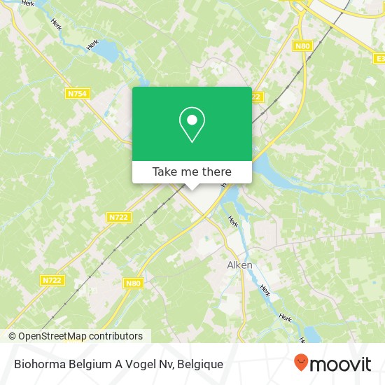 Biohorma Belgium A Vogel Nv kaart