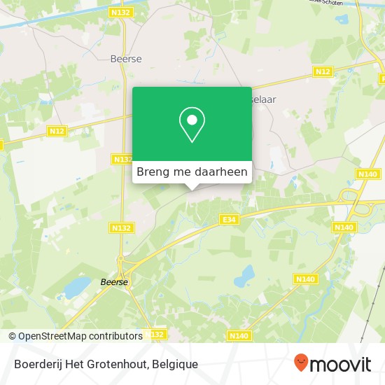 Boerderij Het Grotenhout kaart