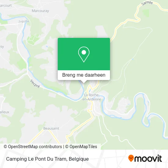 Camping Le Pont Du Tram kaart