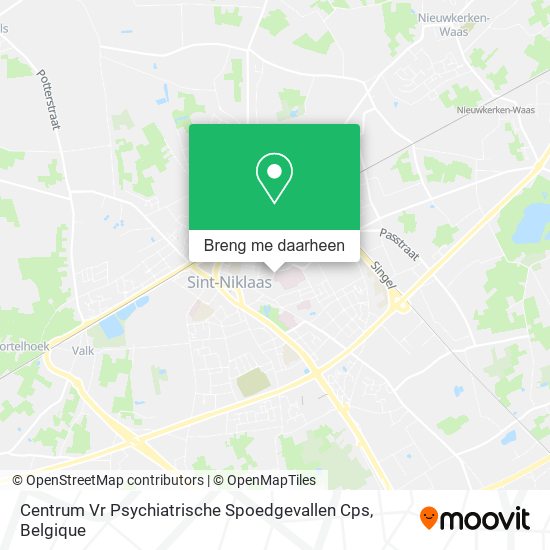 Centrum Vr Psychiatrische Spoedgevallen Cps kaart