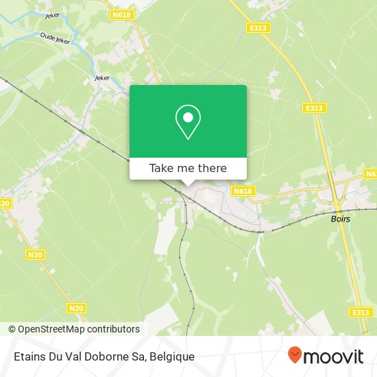 Etains Du Val Doborne Sa kaart