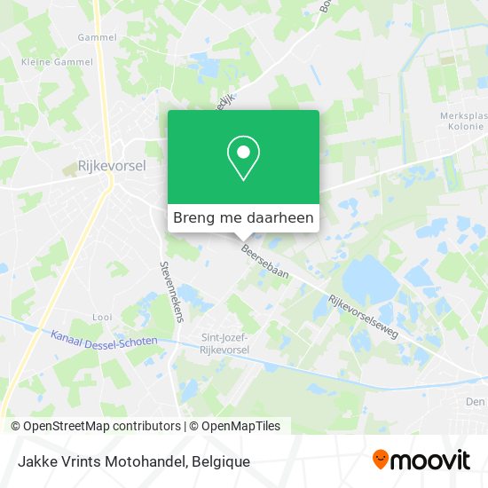 Jakke Vrints Motohandel kaart