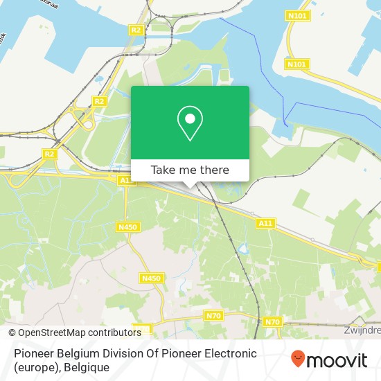 Pioneer Belgium Division Of Pioneer Electronic (europe) kaart