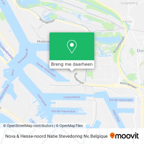 Nova & Hesse-noord Natie Stevedoring Nv kaart