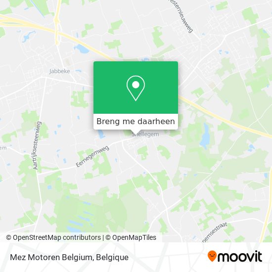 Mez Motoren Belgium kaart