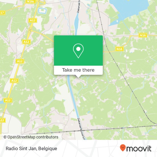 Radio Sint Jan kaart