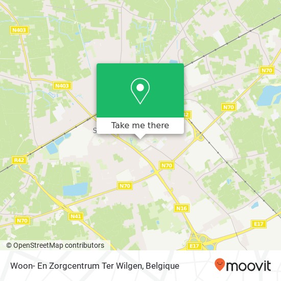 Woon- En Zorgcentrum Ter Wilgen kaart