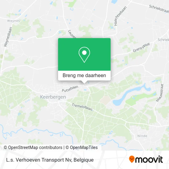 L.s. Verhoeven Transport Nv kaart