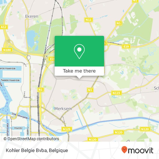 Kohler Belgie Bvba kaart