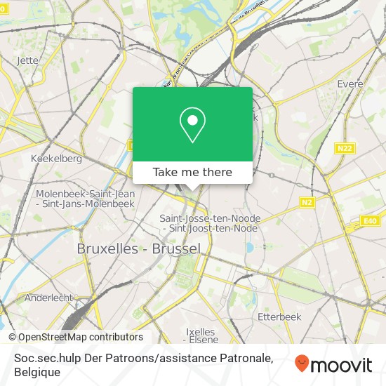 Soc.sec.hulp Der Patroons / assistance Patronale kaart