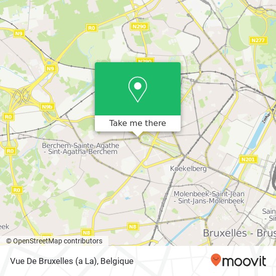 Vue De Bruxelles (a La) kaart
