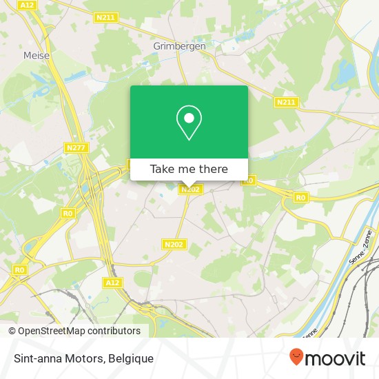 Sint-anna Motors kaart