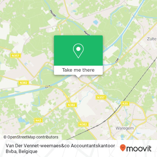 Van Der Vennet-weemaes&co Accountantskantoor Bvba kaart