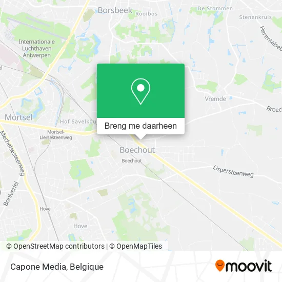 Capone Media kaart