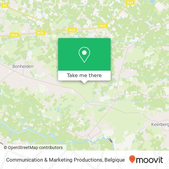 Communication & Marketing Productions kaart