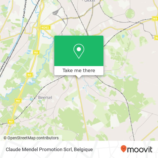 Claude Mendel Promotion Scrl kaart