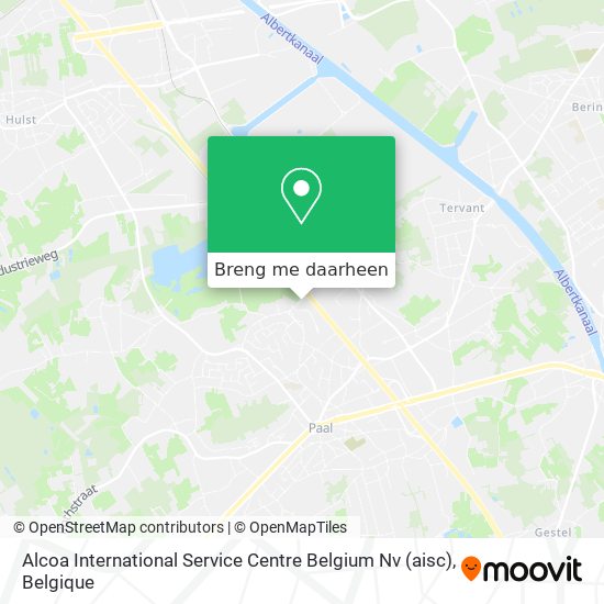 Alcoa International Service Centre Belgium Nv (aisc) kaart