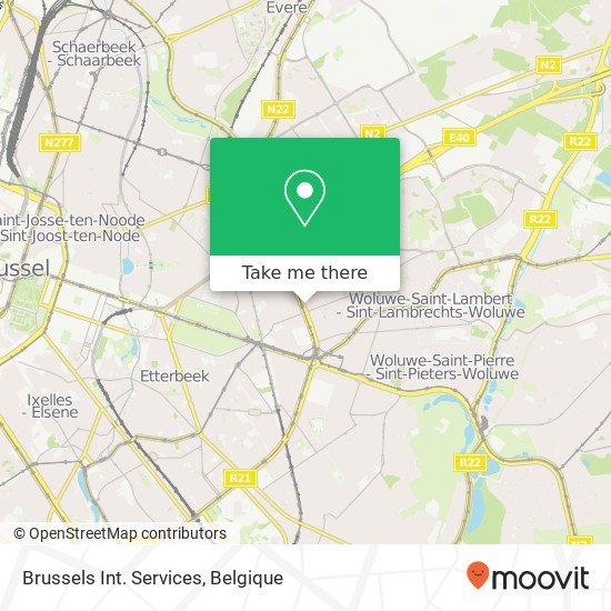 Brussels Int. Services kaart