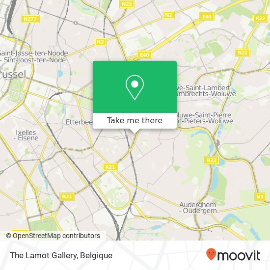 The Lamot Gallery kaart