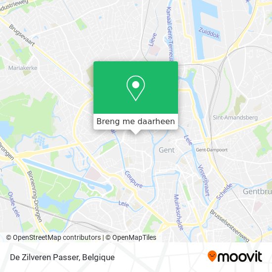 De Zilveren Passer kaart