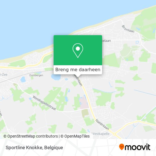 Sportline Knokke kaart