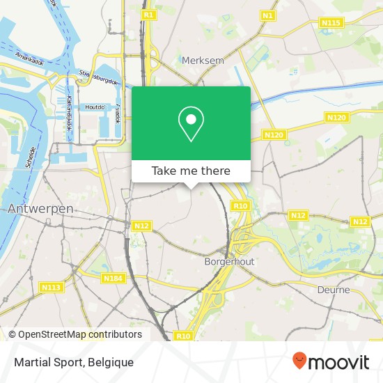 Martial Sport kaart