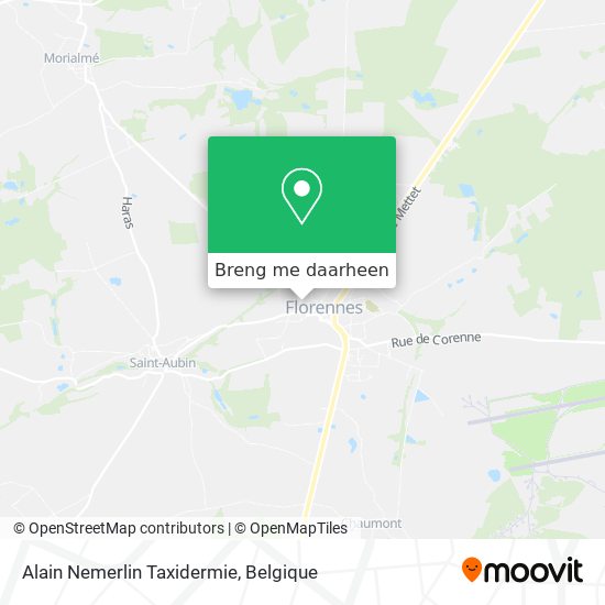 Alain Nemerlin Taxidermie kaart
